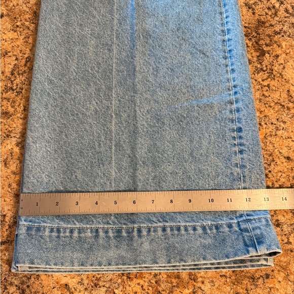 NWT Ryegrass Women’s Size 18 Blue Jeans Wide Leg High Waisted - Picture 11 of 15